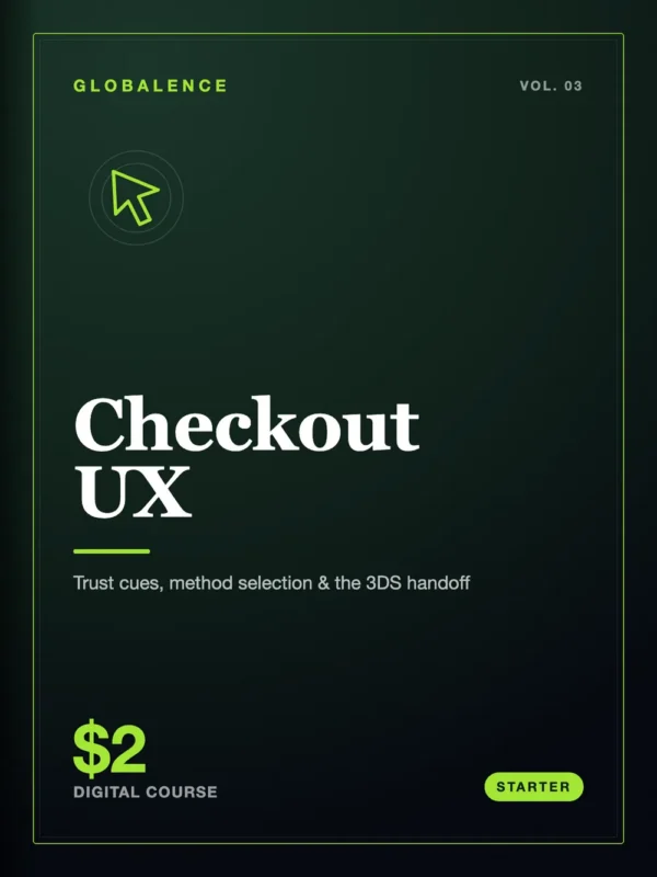 Checkout UX Field Guide