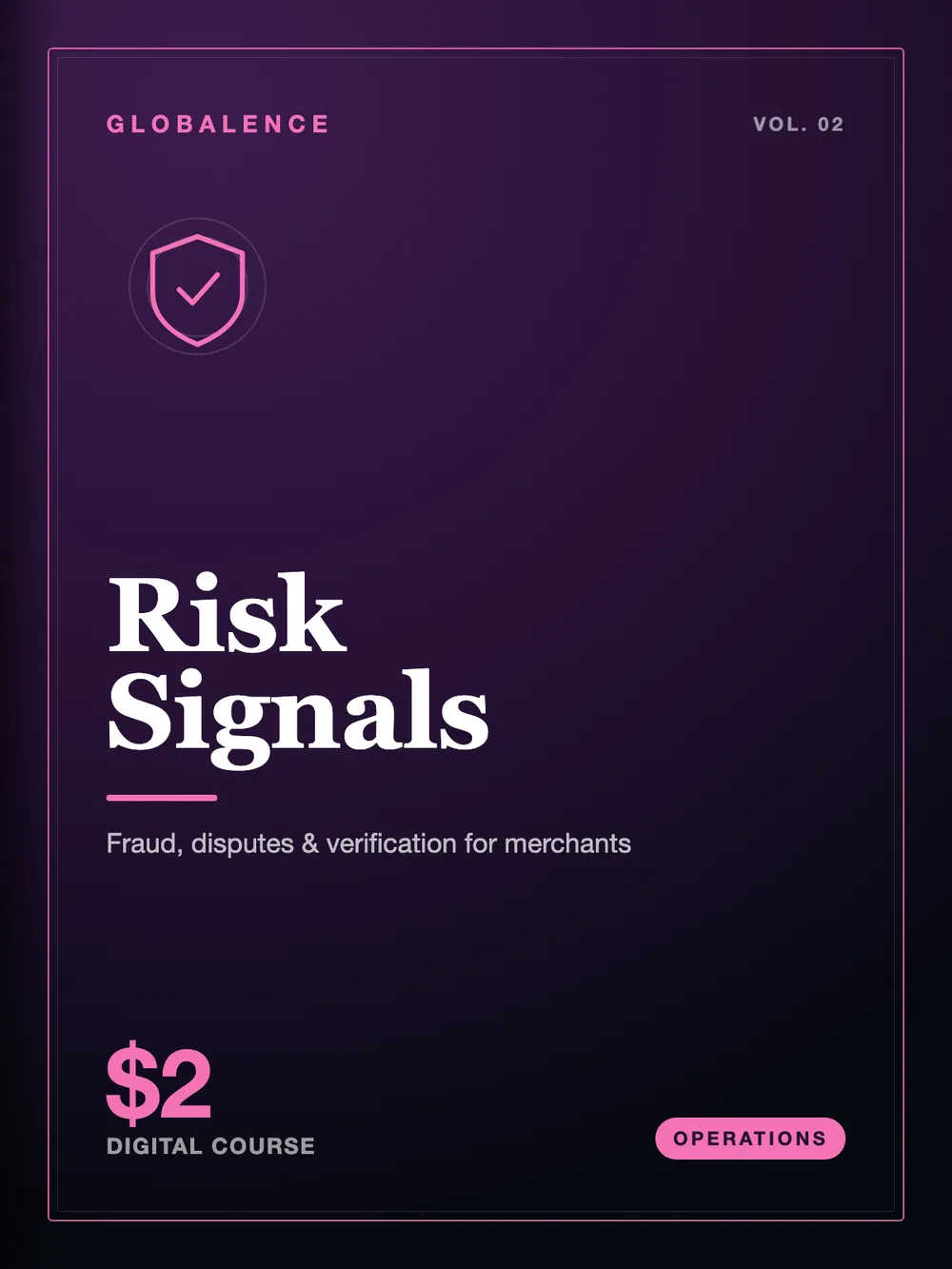 Risk Signals Handbook